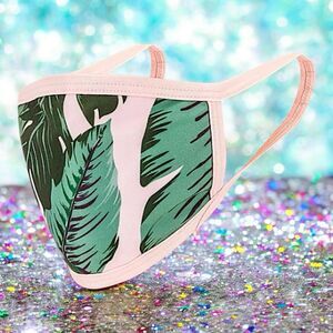 Beach Riot Face Mask in Pink Palm New With Tags
